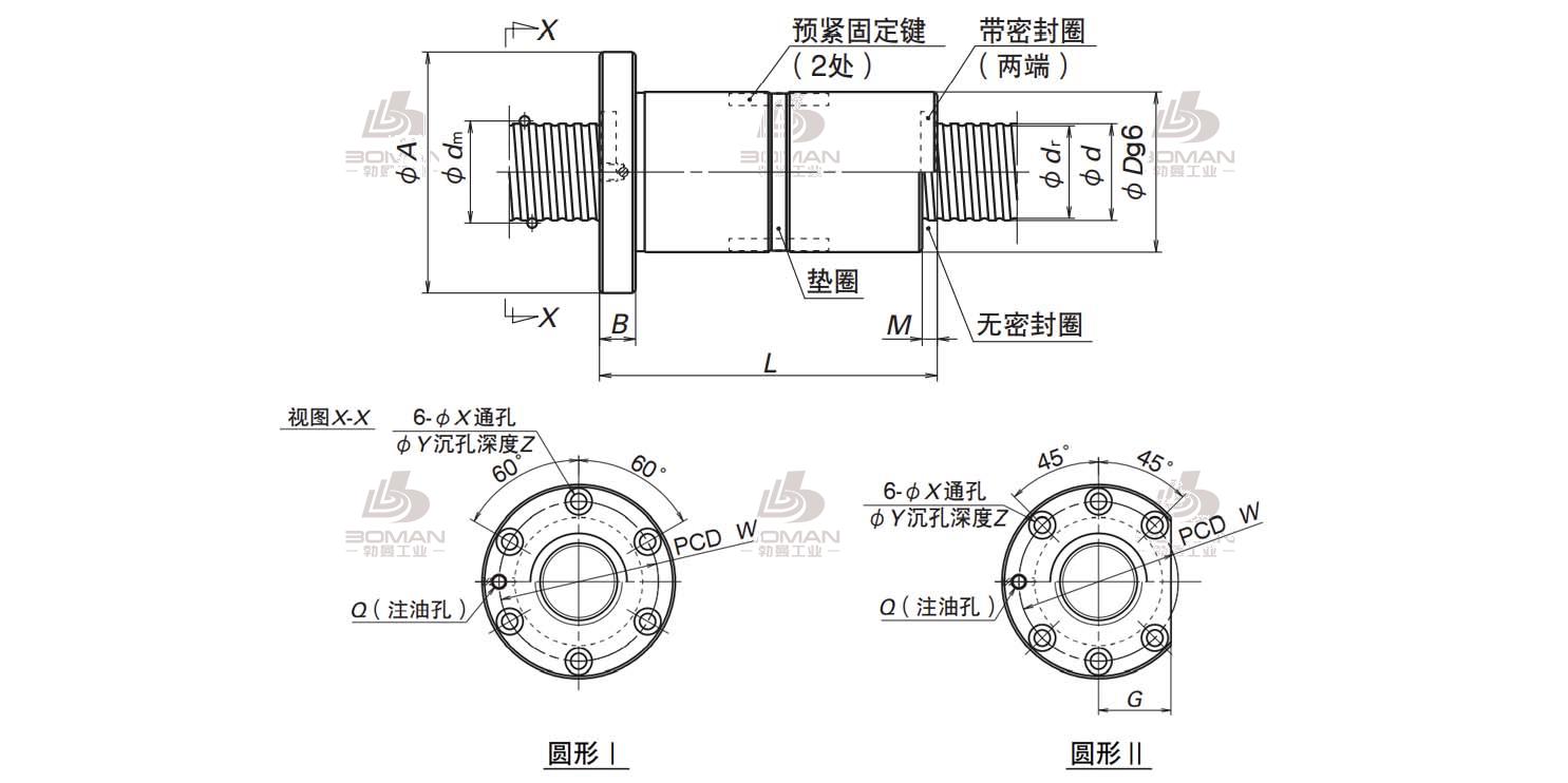 DFD2510-3-NSK ZFD滚珠丝杠