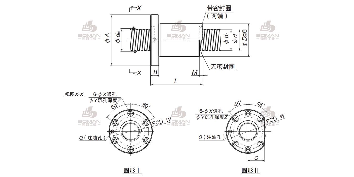 SFD10020-4-NSK ZFD滚珠丝杠