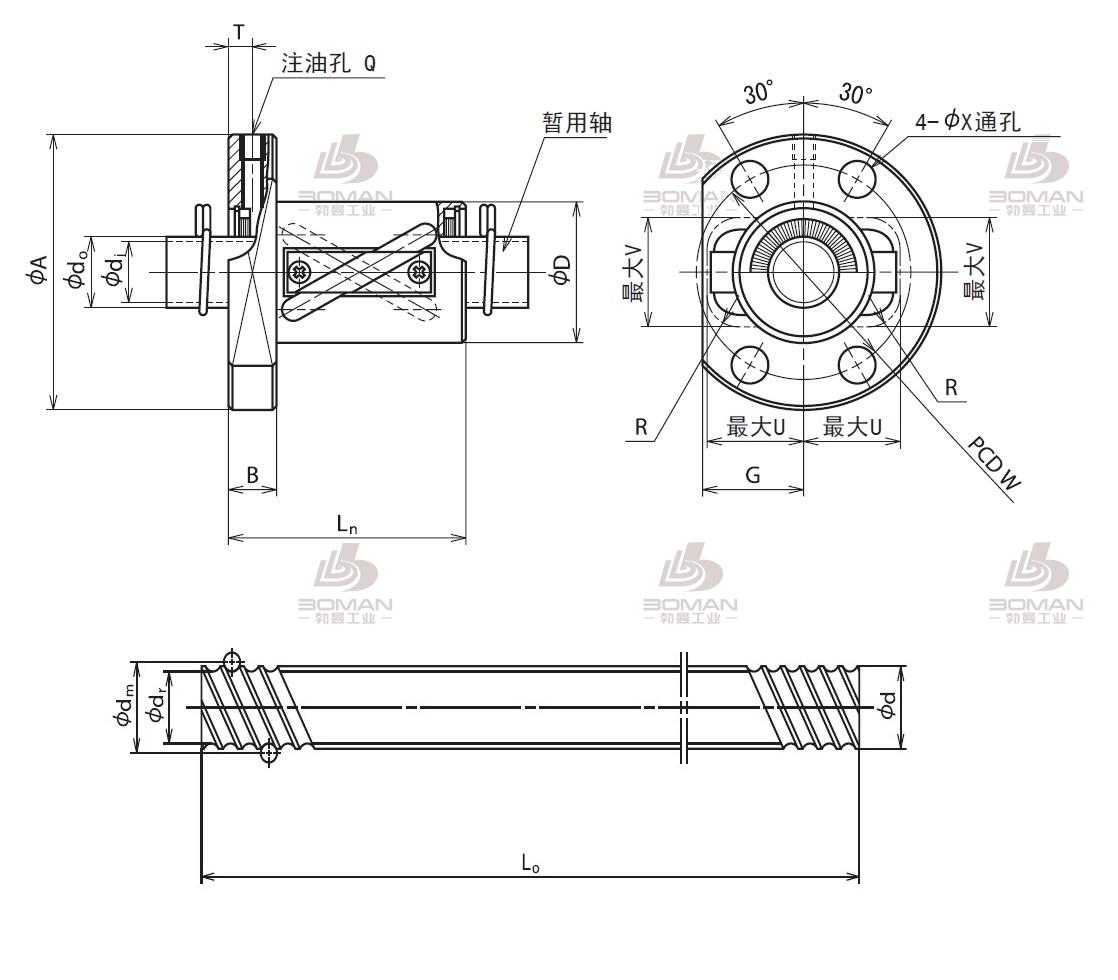 RNFTL1616A3-NSK转造滚珠丝杠