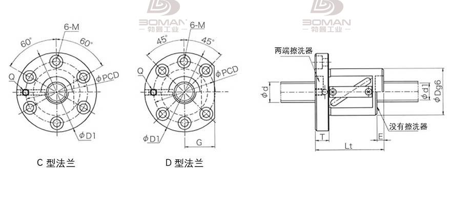 KURODA GR5020ES-DAPR 黑田滚珠丝杠