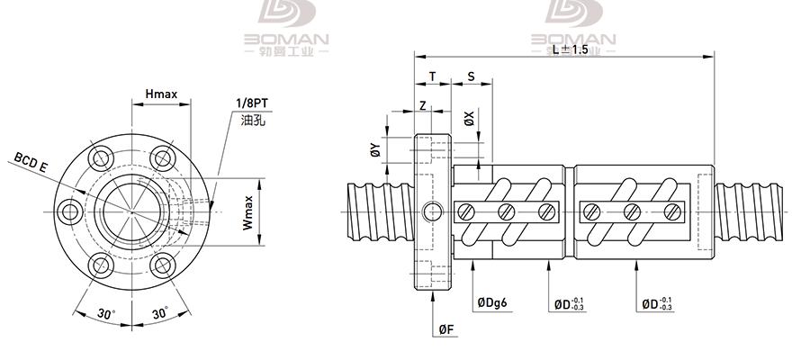 HIWIN上银 FDV hiwin滚珠丝杆型录