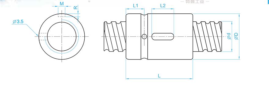 TBI SCI02504-4 tbi滚珠丝杆组装方式