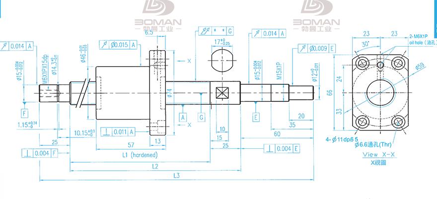 TBI XSVR02010B1DGC5-399-P1 tbi丝杆生产