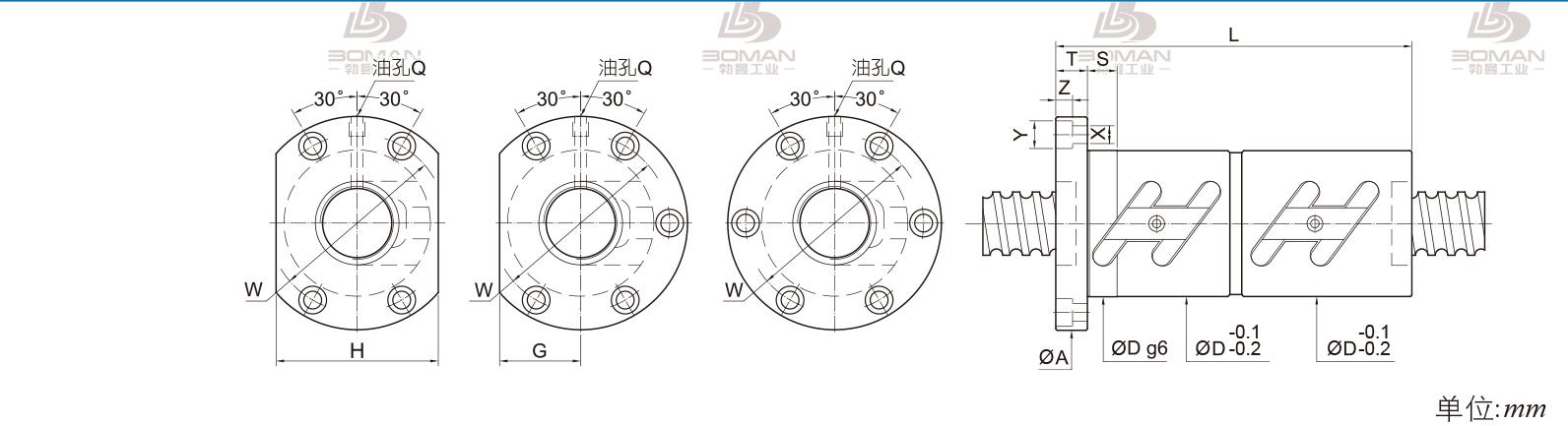 PMI FDWC6310 pmi滚珠丝杠滑台采购