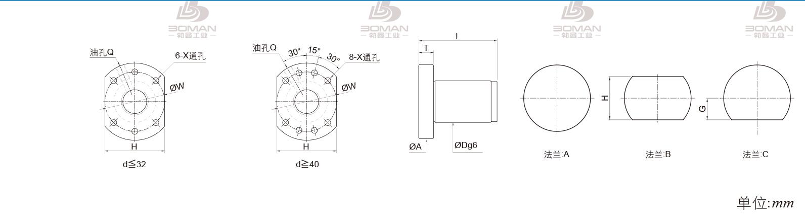 PMI FSDU3232C-3.0P pmi丝杠样本书