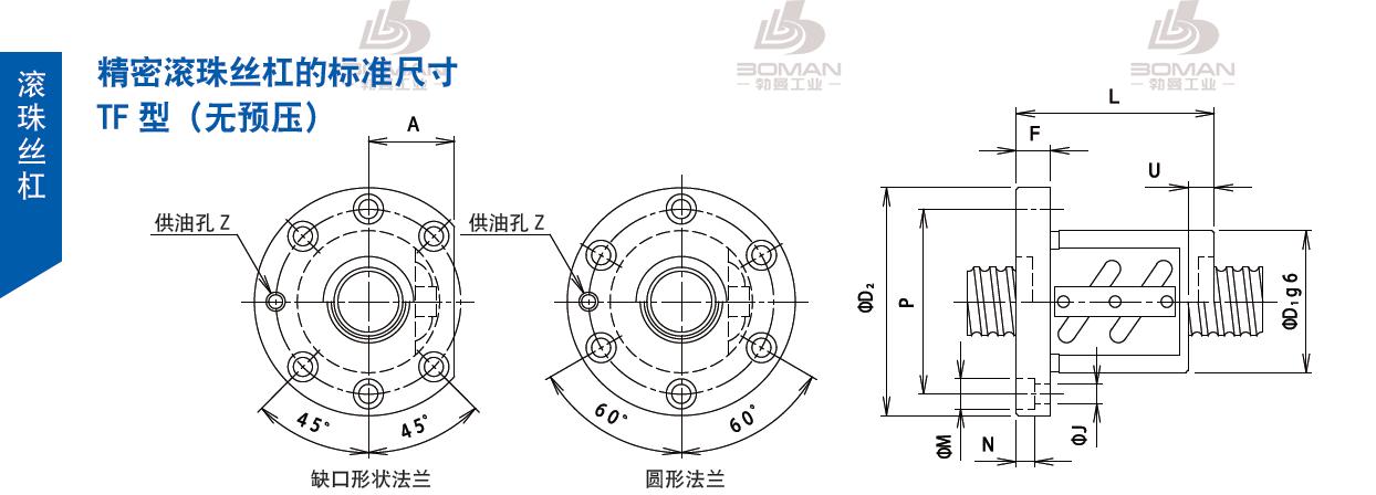 TSUBAKI 20TFJ5 tsubaki数控滚珠丝杆型号