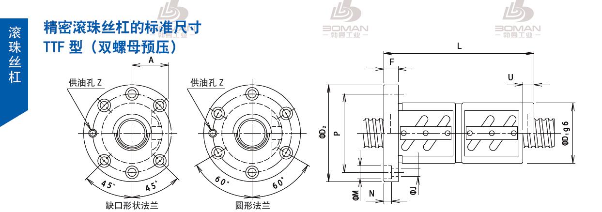 TSUBAKI 32TTFA8 tsubaki数控滚珠丝杆型号