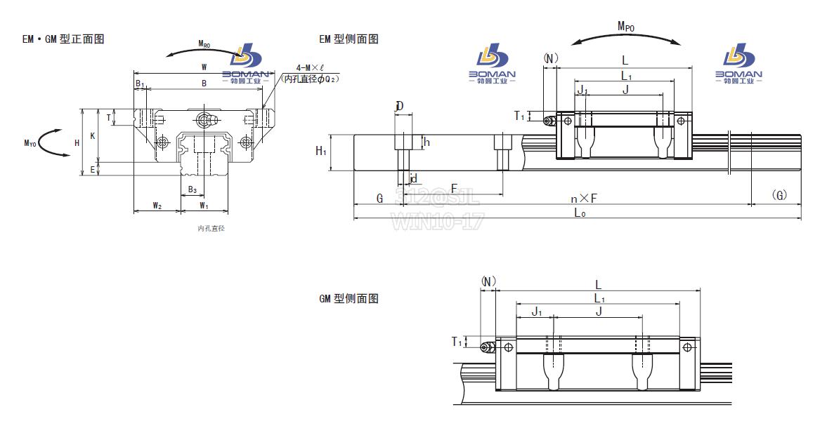 LH30EM-LH导轨现货