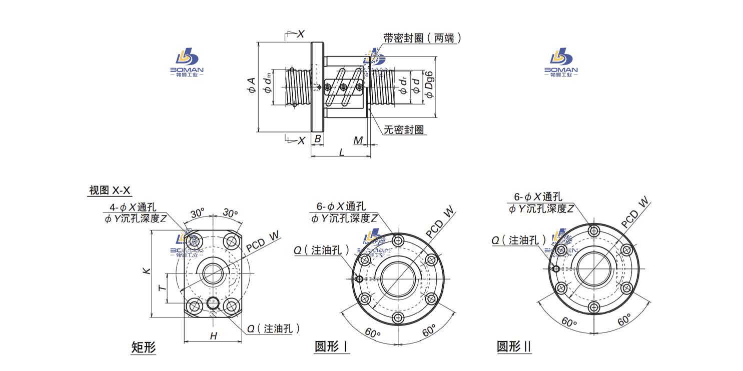 SFT1606-3-LSFT滚珠丝杠