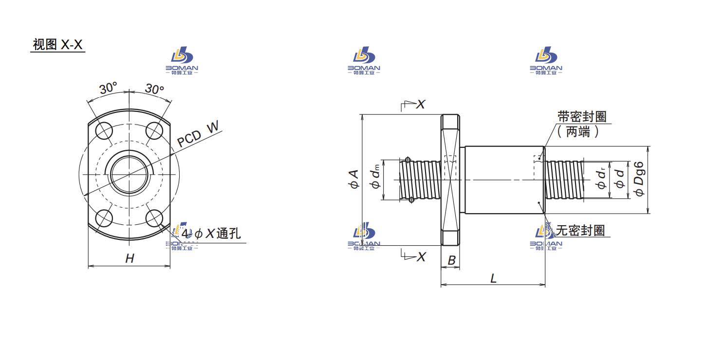 MSFD1403-3-NSK MSFD滚珠丝杠