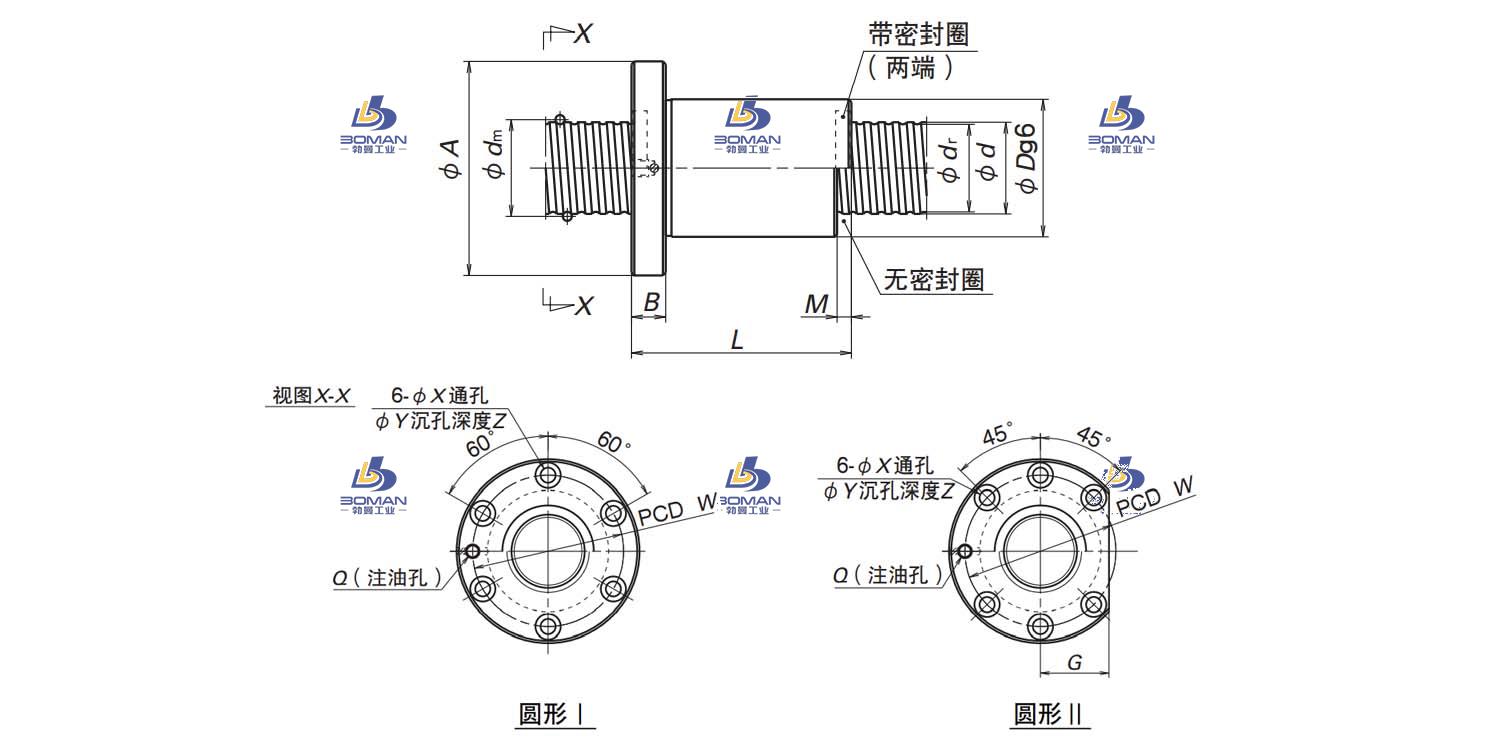 ZFD5012-6-NSK ZFD滚珠丝杠