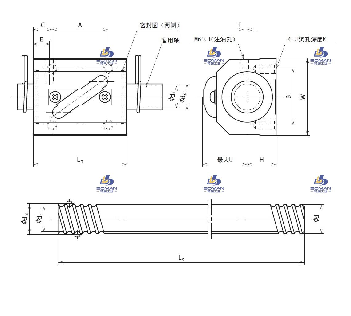 RNSTL2806A2.5S-RNSTL滚珠丝杠